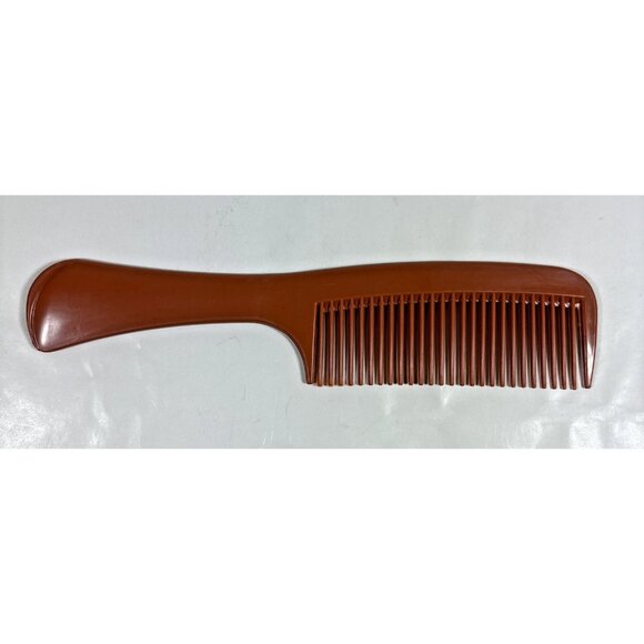 Hot Waves Seven Piece Comb Set Fine Tooth Pick Brown Plastic - Picture 8 of 10